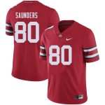 NCAA Ohio State Buckeyes Men's #80 C.J. Saunders Red Nike Football College Jersey YOE1845HZ